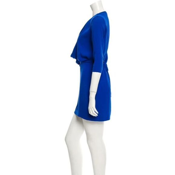 Diane Von Furstenberg Three Quarter Sleeve Silk Mini Dress - Picture 3 of 3